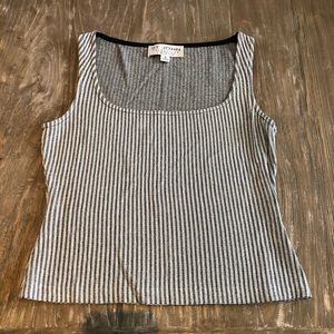 St. John Collection Silver Camisole/shell size 6